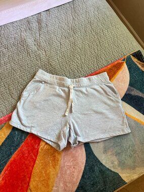 Light blue women's lounge shorts